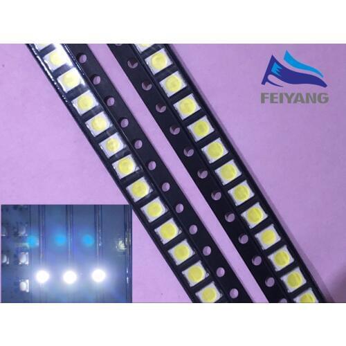 100pcs UNI LED 3528 2835 1210 LED Backlight TV High Power 1W 3V LED Backlight Cool white For LED LCD TV Backlight Application