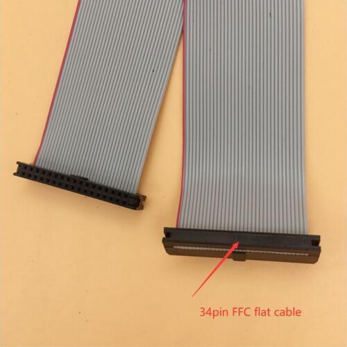 4PCS Konica 512 printhead FFC flat date cable 34pin 40cm long cable for JHF Vista Allwin Human Myjet inkjet printer
