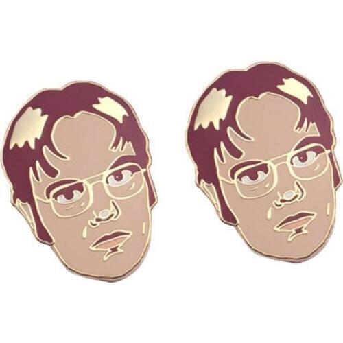 Factory best selling custom logo badge character avatar metal badges