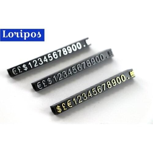 Watch Ring Jewelry Price Cube Display Jewelry Pricing Tag Euro Price Cubes Number Dollar GBP Kit Desk Sign Jewelry Pricing Tags