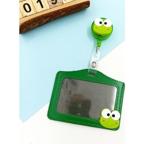 ID Badge Case Clear Bank Credit Card Badge Clip Badge Holder Accessories Id Card Holder Badge Reels Retractable