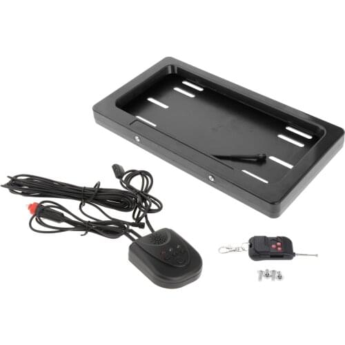 Electric Hide-Away Remote License Plate Frame Shutter Cover Up Universal