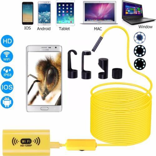 HD-1200P Wireless 2MP WIFI Endoscope For Windows/Mobile Phone 1M/2M/3.5M/5M/10M