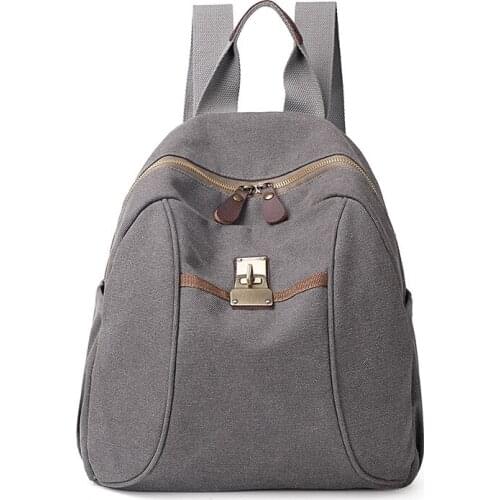Backpack Canvas Women Backpack New Teenager Girl School Bags Mochilas Female School Backpack Bagpack