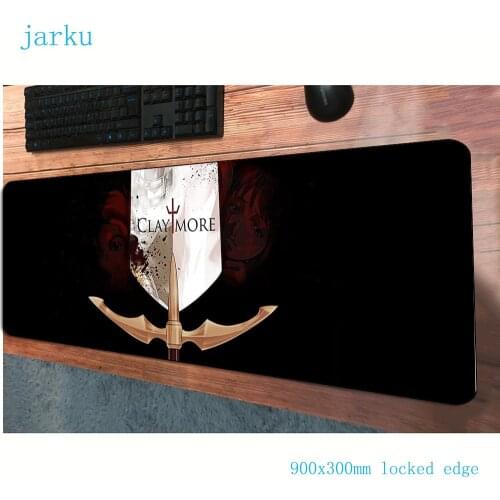 JARKU 900x300x3mm claymore mouse pad gaming mousepad gamer mouse mat locrkand pads game computer padmouse laptop play mats