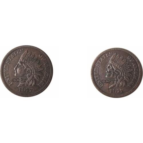 Coins Two Faces Copper Copy Coins Diameter 22 mm