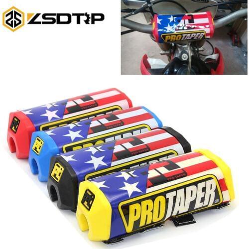 ZSDTRP Star Stripes Handlebar Bar Pad Bar Pad Chest Protector Cross Bar Fit Handle Bar Motorcycle Dirt Bike Pit Bike Motocross