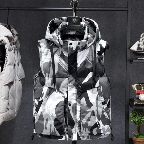 New Winter Plus Size 8XL 7XL 6XL Mens Casual thick warm Waistcoat men Parka Outwear Jackets Winter Vest Sleeveless Jackets