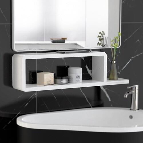Bathroom Storage Finishing Rack Kitchen Shelf Storage Frame Seasoning Toilet Shelf Organizer Toilet Wall Hangers Organizer Shelf