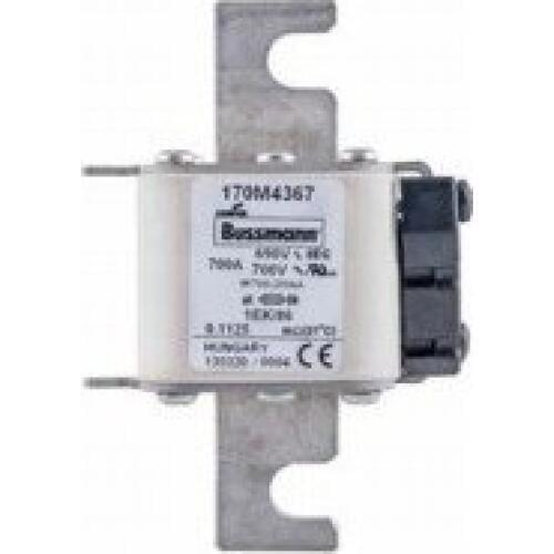 Fuses: 170M3366 250A 690V / 170M3367 315A / 170M3368 350A 690V aR