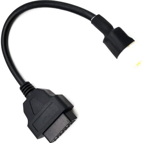 Professional OBD2 Diagnostic Cable 6 Pin To 16 Pin Adapter For Delphi Ecu