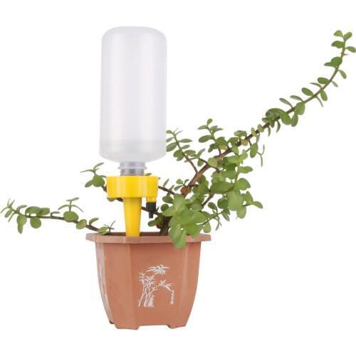 Adjustable Automatic Drip Irrigation System Plant Waterers DIY Automatic Self Watering Spiked Drip Device 500ML Squeeze Bottle