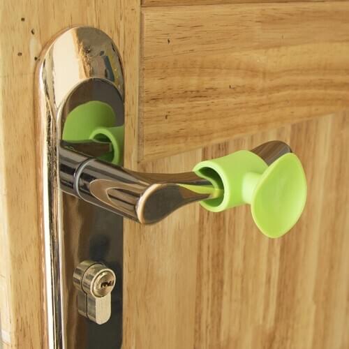 Silicone Door Handle Knob Crash Pad Wall Bumper Guard Stopper Anti Collision Suction Pads