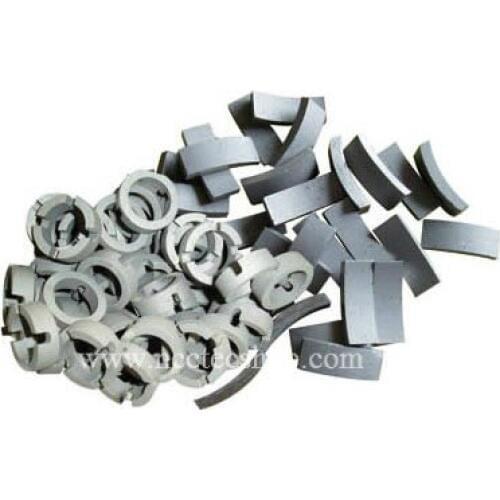 Diamond core drill bit segment for diameter 6'' 4.8'' core bit CDBS6 | Segment teeth head for wet core bit diameter 120mm 150mm