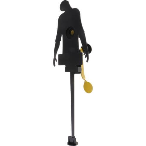 Carbon Steel Resetting Zombie Shooting Target for Hunting Training