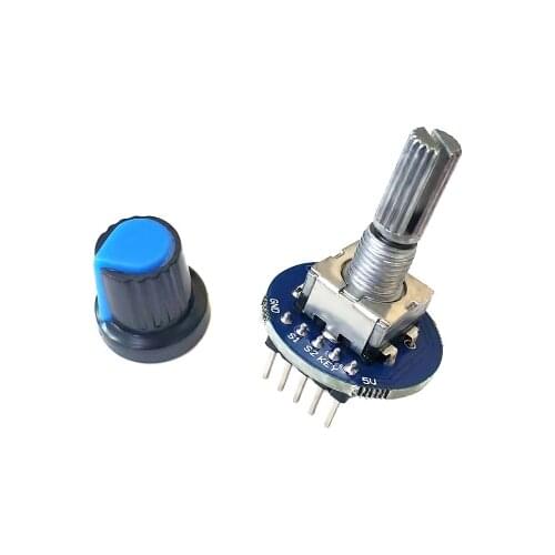 Rotating Potentiometer Knob Cap Digital Control Module Rotary Encoder Controller Switch 5V Diy Kit EC11 For Arduino PCB Board