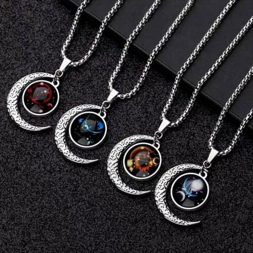 Wanry flourigems Women's Pendants Zodiac Signs