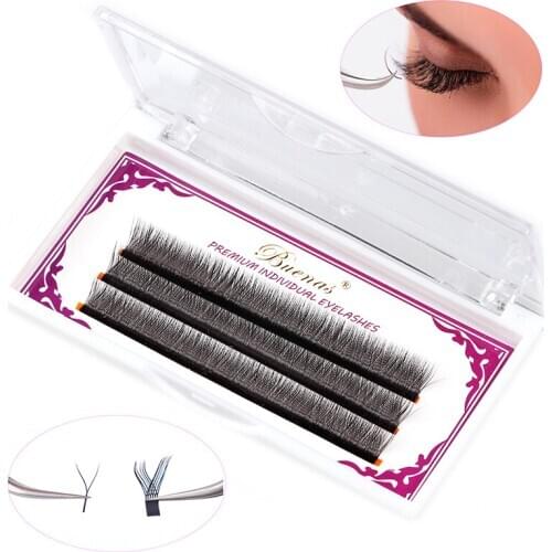 5 boxes BUENAS original Y shape grafting eyelashes hotsell planting lashes C curl full size individual lashes cosmetic tools