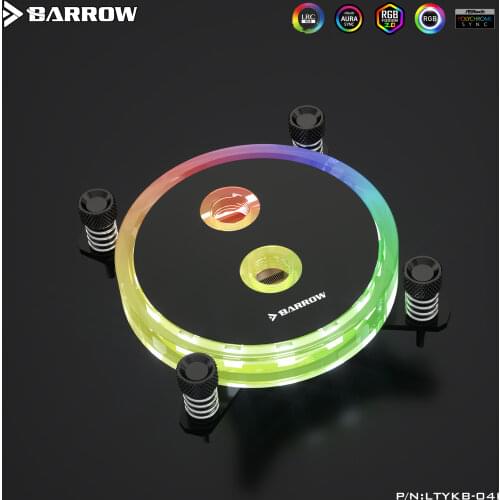 Barrow CPU Water Block For INTEL SOCKET LGA-115X Jet Type Slim Water CPU Cooling Head Lighting Optional LTYKB-04N-V2