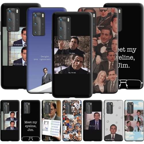Michael Scott The Office Case for Huawei Mate 10 20 Lite Y6 Y7 Y9 Y6P P Smart S Y5P Y8P 2019