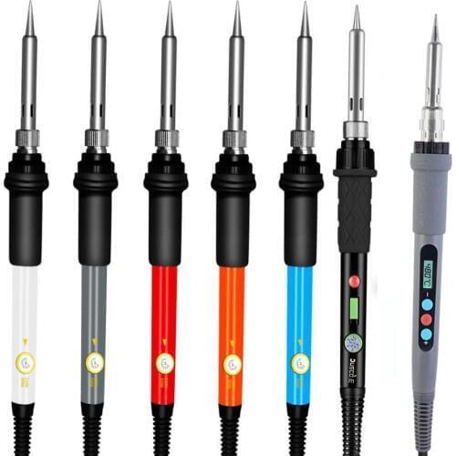 60W Electric soldering iron temperature adjustable Welding Solder iron rework station soldering iron accessories Repair Tools