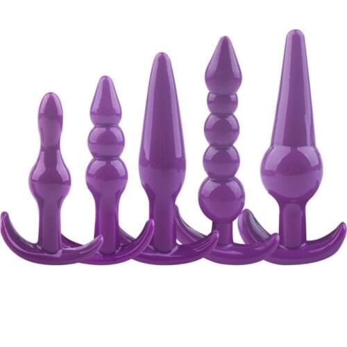 Erotic Anal Plug Butt Plugs Dildo Adult Toy Prostate Massager Silicone Buttplug Beads Backyard Tail Sex Toys For Women Men Gay