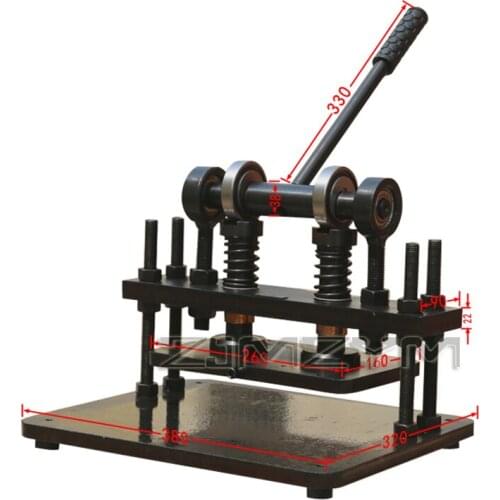 IGE-001 Manual Die-cutting Machine Cloth Leather Cutting Machine Knife Die Punch Small Press PVC Sheet Mold Cutter (260*160mm)