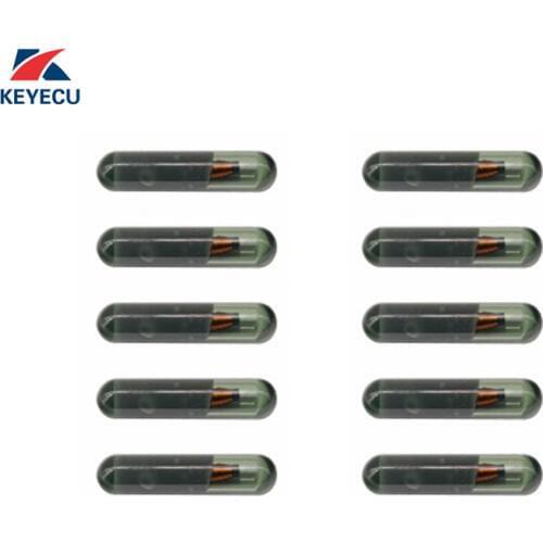 KEYECU Pack of 10 , T5 -ID20 Blank Transponder Chip Glass, can write to 11.12.13 chip (TP05)
