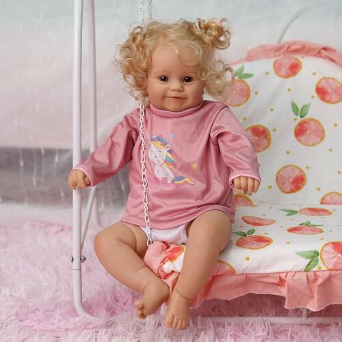 Bonecas Reborn Bebe 51cm 20 Inch Maddie Realistic Kуклы для девочек Playmate 17 inch Diy Blank Reborn Kit for Birthday Gift
