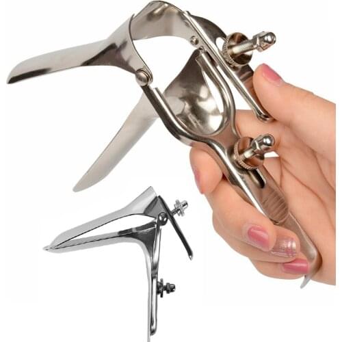 Medical Stainless Steel Vagina Dilator Vaginal Speculum Mirror Anus Expansion Anal Plugs Sex Toys Enema Sex Products For Couples