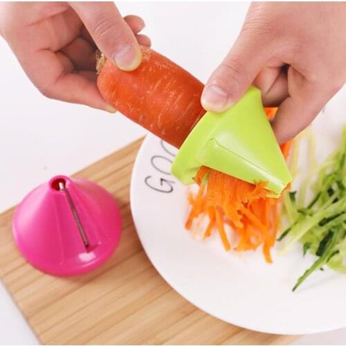 Kitchen Tools Vegetable Fruit Multi-function Spiral Shredder Peeler Manual Potato Carrot Radish Rotating Shredders Grater SN403