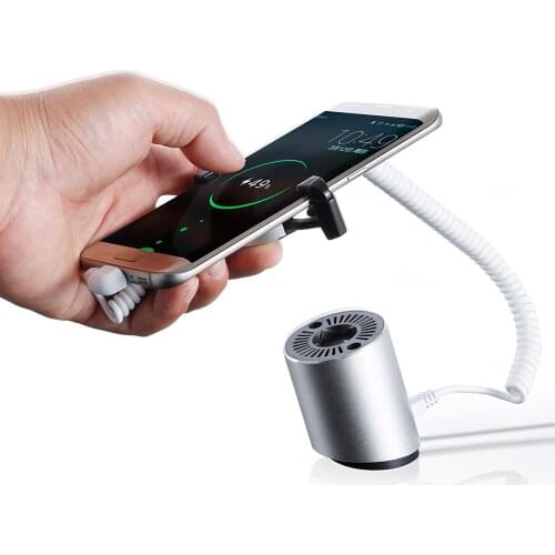 Mobile shops loss prevention Phones display stand alarm device smartphone burglar system cell phone anti theft charger holder
