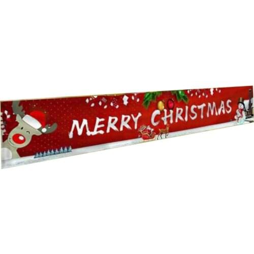 Christmas Festive Banner Merry Christmas Banner Large Xmas Sign Huge Xmas House Home Outdoor Party Decoration