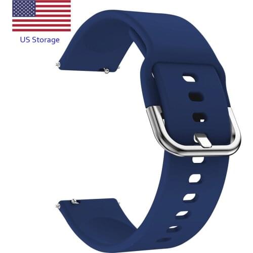 Silicone Bands Width Quick Release Soft Replacement Watch Straps Wristbands Compatible Ready Stock in US fast shipping