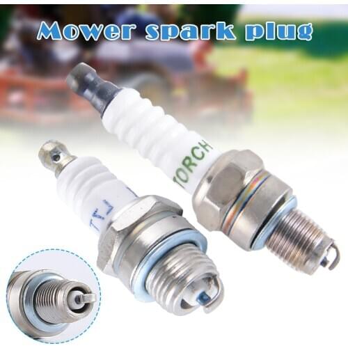 Universal Lawn Mower Spark Plugs with High Stability Fit For Motor Trimmer Blower Edger can CSV