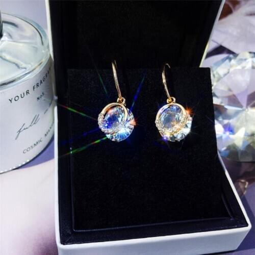 Ladies Pop Pendant Super Flash Earrings Personality Wild Party Friends Wedding Gifts