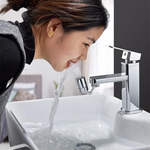 2021 New 720 Degrees Splash Filter Faucet Spray Head Anti Splash Filter Faucet Movable Kitchen Tap Water Saving Nozzle Sprayer