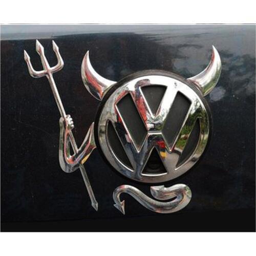 3D Car Sticker Little Devil Logo Area Sticker Personalized Waterproof Wholesale Dropship Day of The Dead Sugar Skull Cartoon