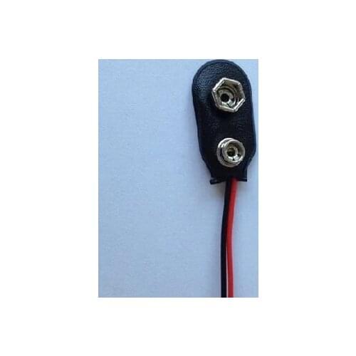 5pcs 9V Snap On Battery Connector Clip Lead in Hard Plastic