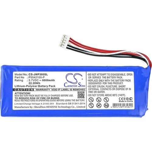 CameronSino for JBL 2017DJ1714 Pulse 3 P5542100-P battery