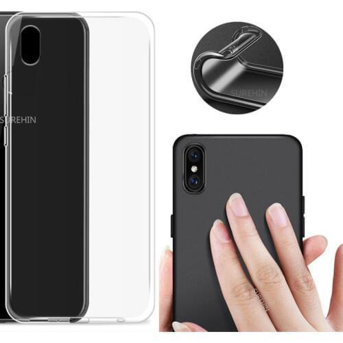 SUREHIN Nice cover for apple iPhone XS MAX X XR 8 7 6 6S plus case matte black red blue pin clear transparent silicone soft case