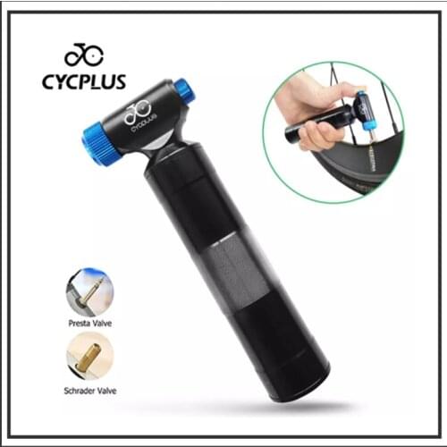 CYCPLUS co2 Cartridge Bike Air Infator cylinder co2 Bicycle Schrader Presta Adapter Tube Mini Hand Bicycle Pumps Cycling