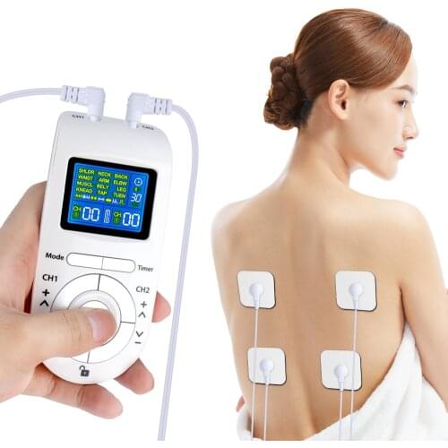 12 Modes TENS Fisoterapia Electorestimulador Pulse Massager EMS Low Frequency Eletric Muscle Stimulator Physiotherapy Therapy