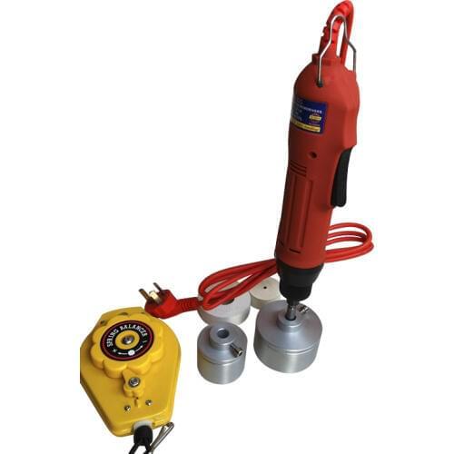 Electric capping machine, plastic bottle cap locking machine for cap diameter 10-50mm, Free Shipping