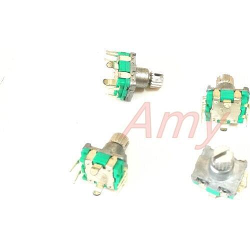 20pcs/lot EC11 encoder with switch 20 point 20 pulse axis 10MM digital potentiometer