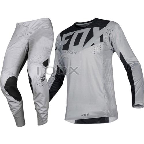 Hot Selling 360 Kila Jersey Pants Motocross MTB BMX Bike Offroad Gear Set Motorcycle Suit Mens Grey Kits