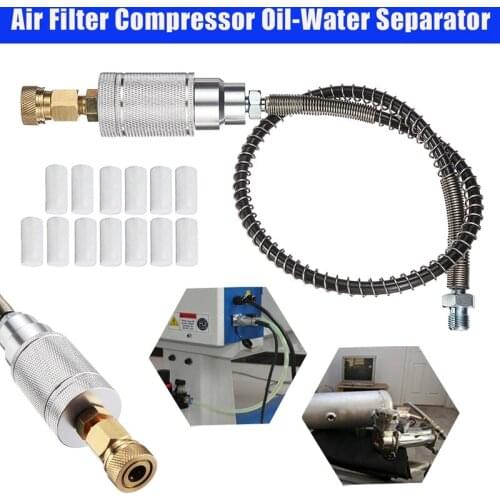 High Pressure Oil-water 40mpa 0.5m High Pressure Hose Filter Core M8 Female PCP Separator Thread For PCP Electric Air Compressor