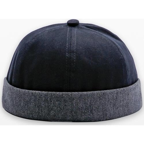 Fashion Miki Caps Men Fisherman Beanies Cotton Round Hat Autumn Spring Winter Turn Up Retro Sailorcap Brimless Women Caps