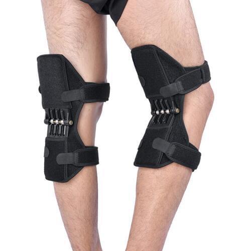 Joint Support Knee Pads Breathable Non-slip Power Lift Joint Support Powerful Rebound Knee Brace Spring Force Knee Booster