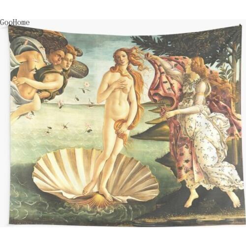 Venus Wall Tapestry Cover Beach Towel Throw Blanket Picnic Yoga Mat Home Decoration